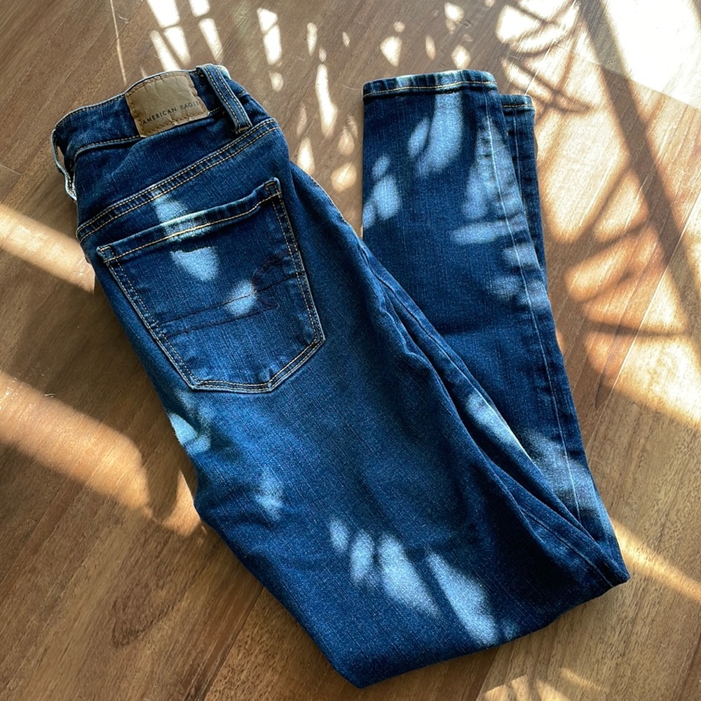 American Eagle Highest Rise Jegging 00 x-short basically new!! Petite Short